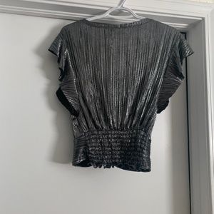 Ramy Brook Metallic Crop Top